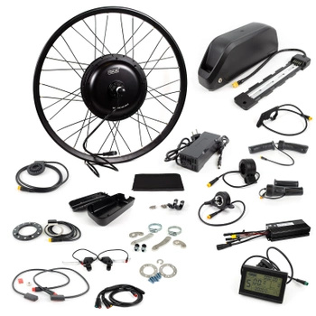 Trekking bike conversion kit 250-1500W Mxus 30H with 48V battery