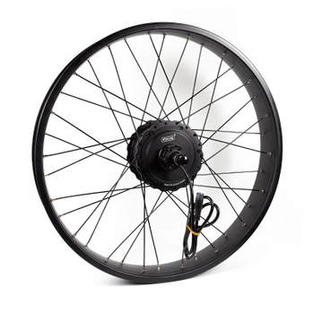 Electric motor Mxus XF15FAT 30H 750W rear lacing in fatbike rim