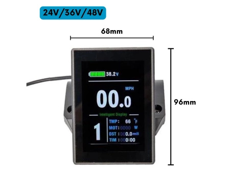 KT-LCD8s display (36/48V) with USB