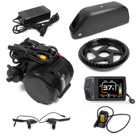 Tongsheng TSDZ8 Zestaw trekking do konwersji roweru MID 750W-1200W z baterią