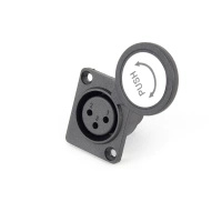 Gniazdo XLR 3 pin - uszczelnione