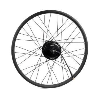 Silnik elektryczny do roweru Mxus XF08C 250W tył z kasetą zapleciony w obręcz